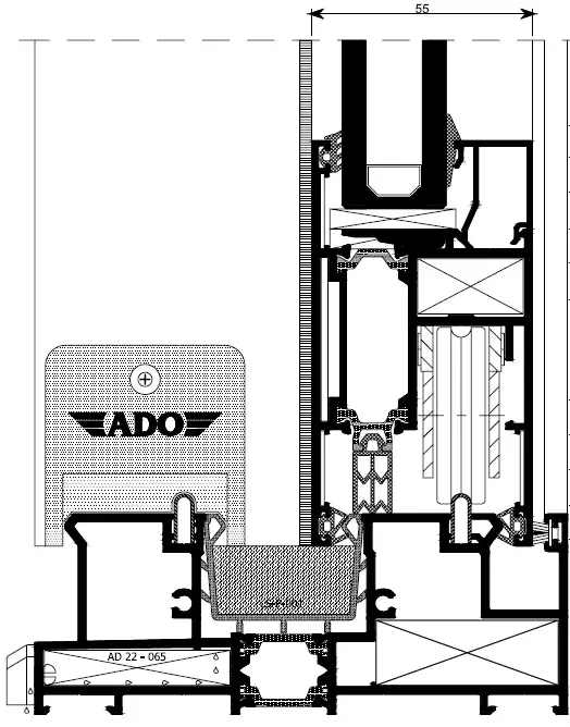 AD 55 Ls qaldırıcı və ötürücü dülgərlik sistemi