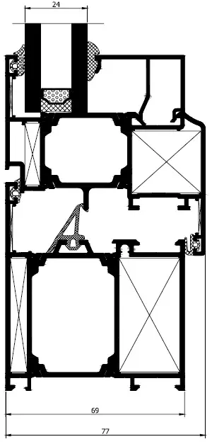 AD 69 t izolyasiya edilmiş dülgərlik sistemi